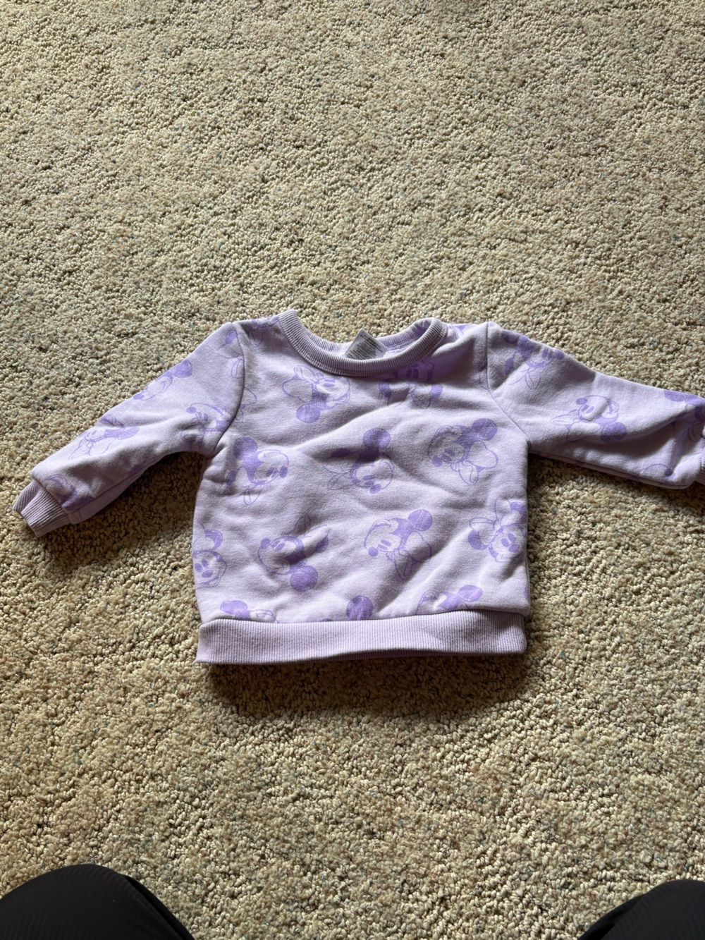 🩷 6 for $20 🩷 Disney Lilac Fleece-Lined Baby Sweatshirt